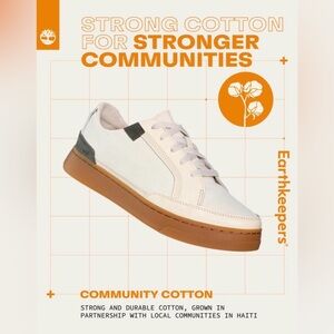 TIMBERLAND ATLANTA GREEN EK+ LOW LACE UP CANVAS RUBBER SNEAKER WOMENS SZ 10